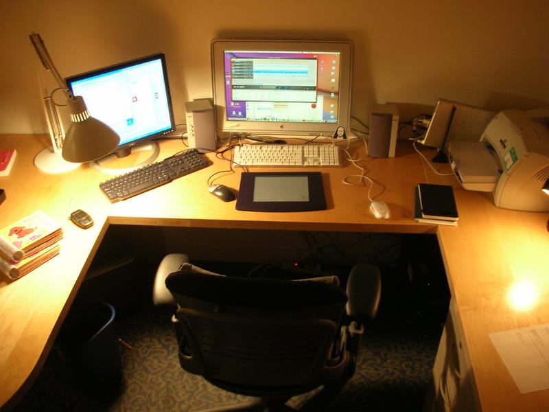 Still bare, my office on 8th.